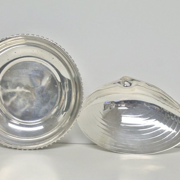 Vintage Sterling Silver Jewelry Trinket Dish Bowl - Picture 2 of 12